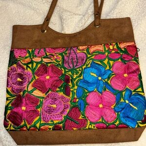 Mexican embroidered bag, Handmade bag